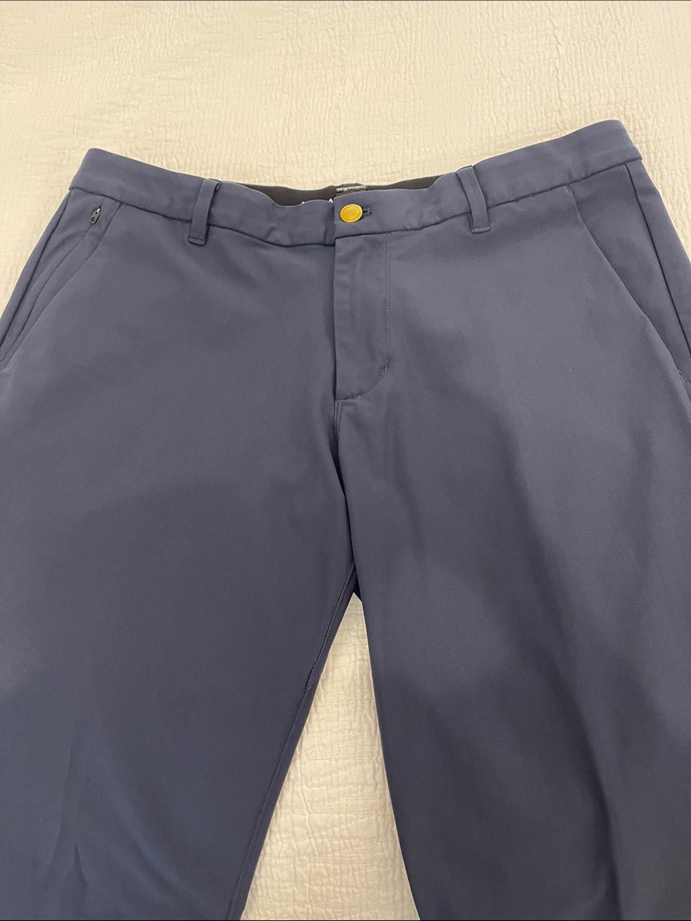 7 Diamonds Men's Navy Blue Chino Pants